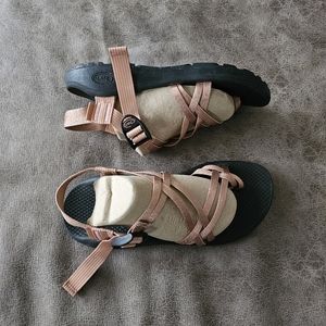 Chaco ZCloud Rose Gold Sandals